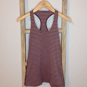 Lululemon Cool Racerback Tank Bordeaux Stripe 4